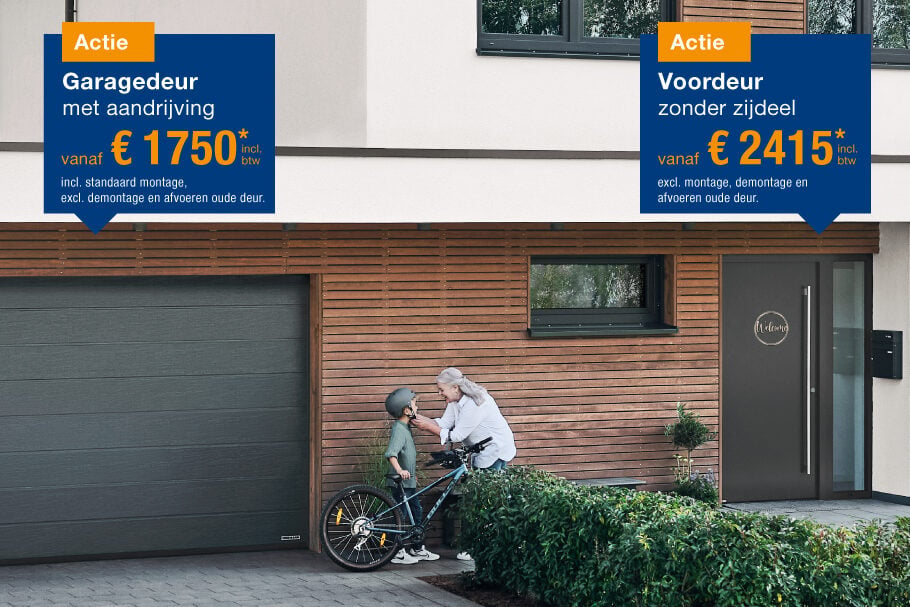 hormann sectionaal garagedeur actie